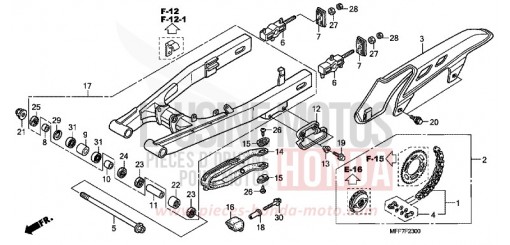 BRAS OSCILLANT XL700VAA de 2010